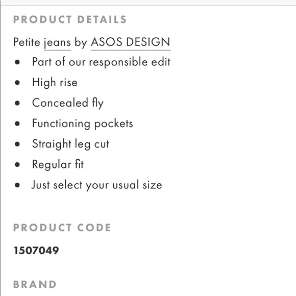 🆕 ASOS DESIGN Petite Farleigh Mom Jeans - Picture 8 of 9